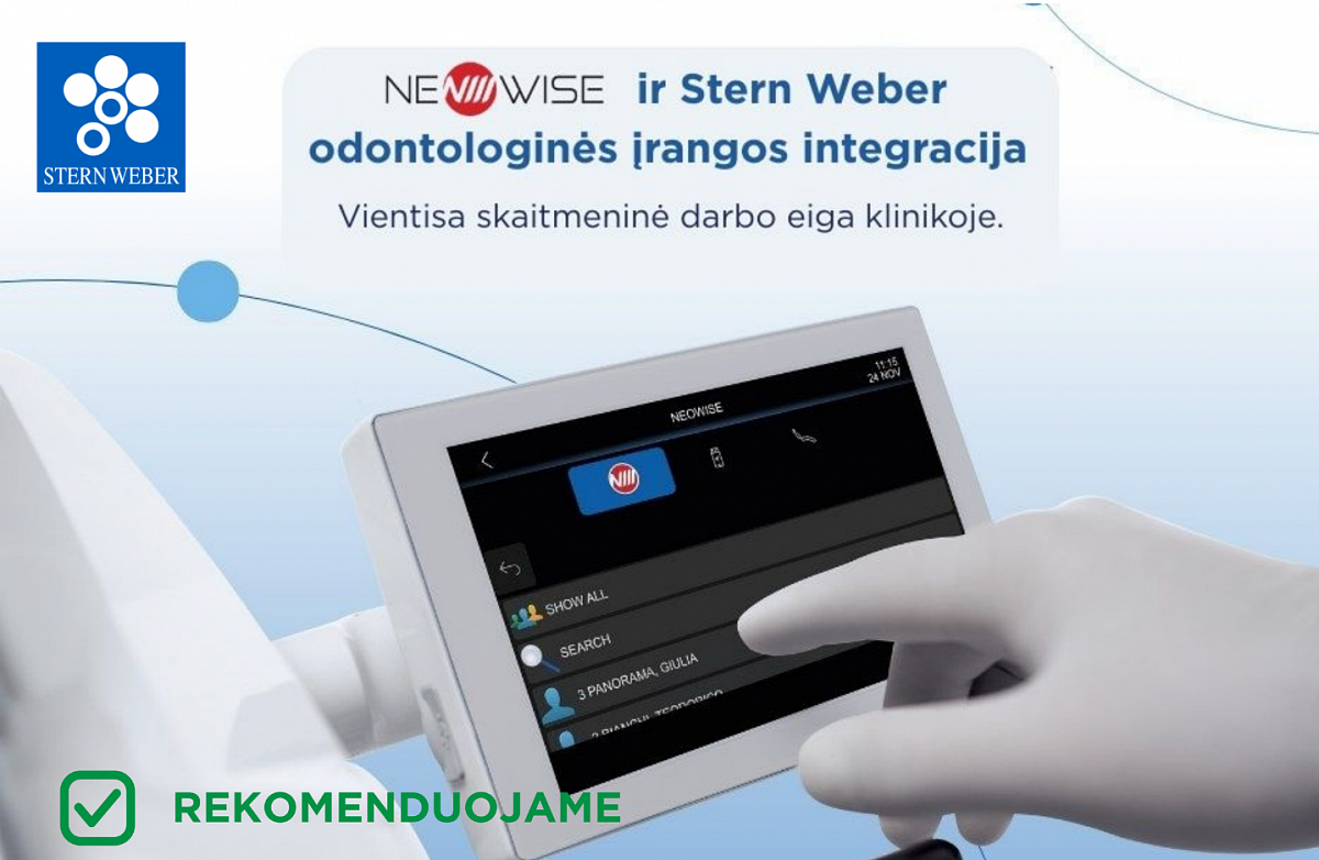 Stern Weber odontologine įranga ir Neowise integracija