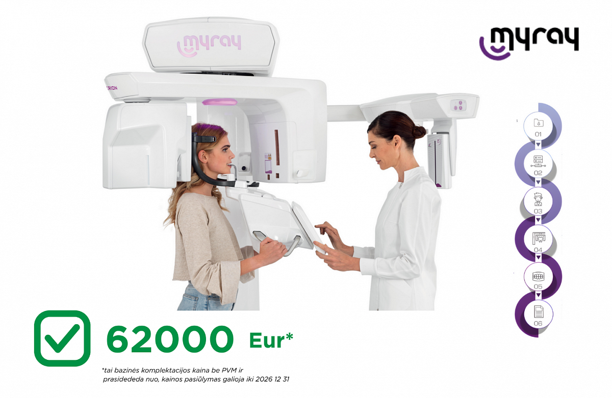 Hyperion X9 Pro FullView dantų rentgenas su integruota veido skenavimo funkcija